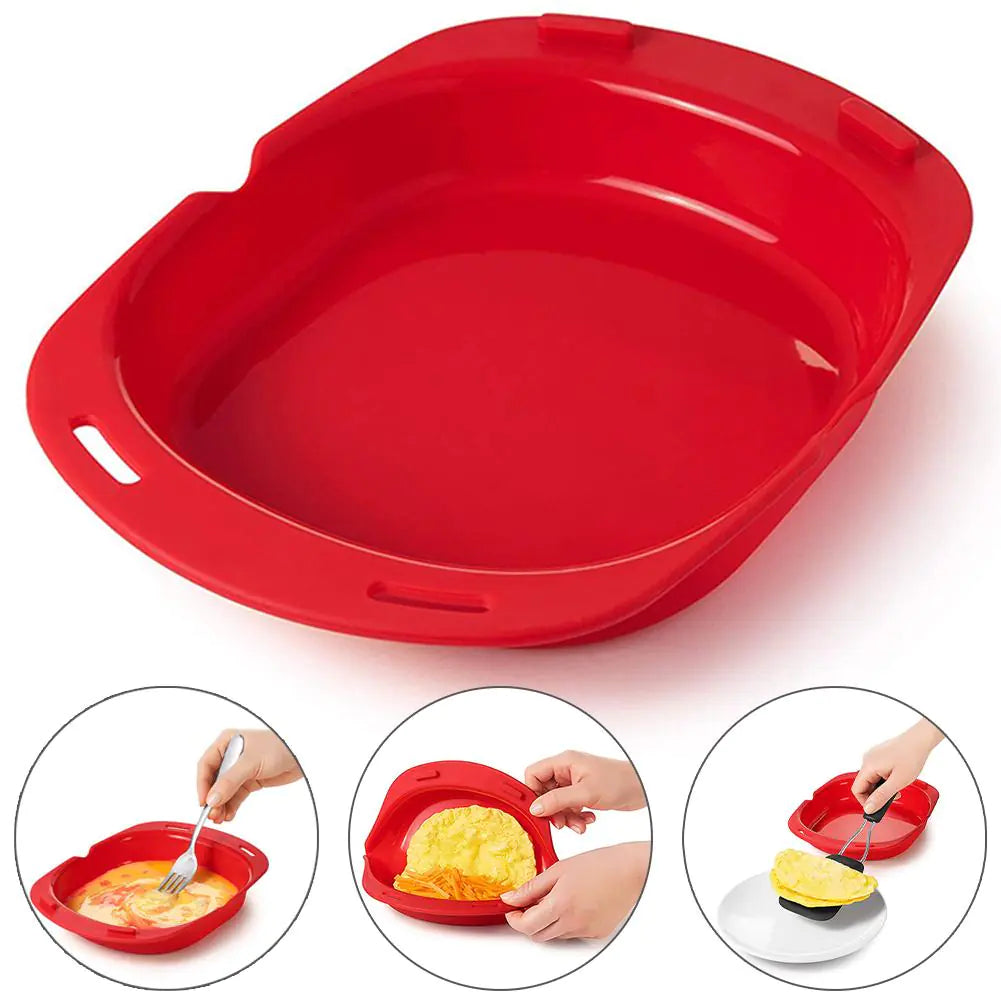 Easy Microwave Oven Silicone Omelet Mold