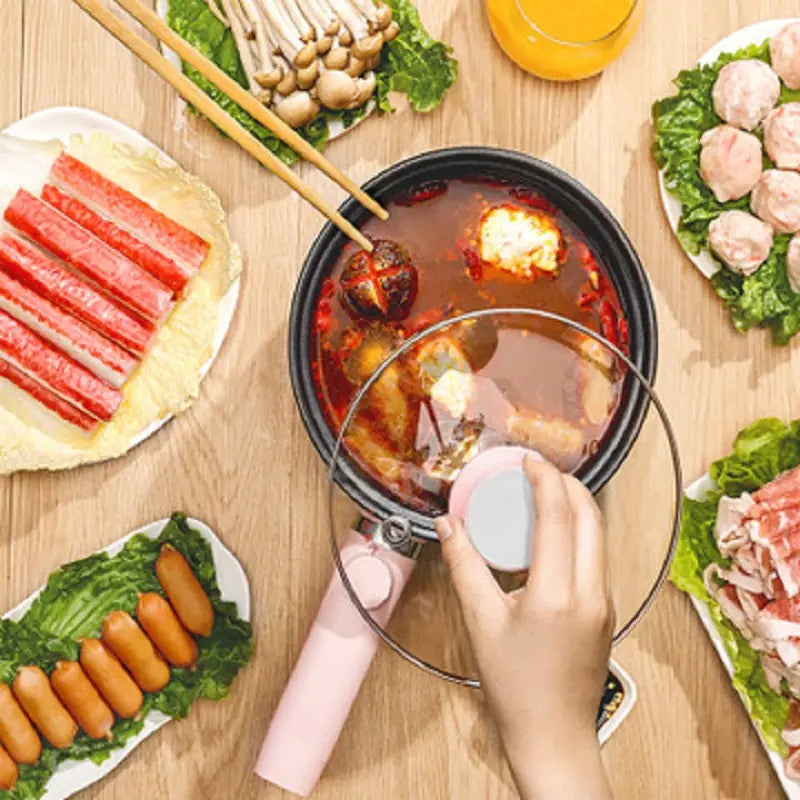 Multi-Function Electric Skillet Hot Pot