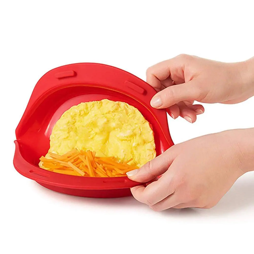 Easy Microwave Oven Silicone Omelet Mold